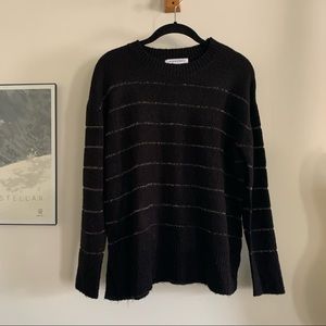 99 Jane Street Shimmer Striped Sweater
